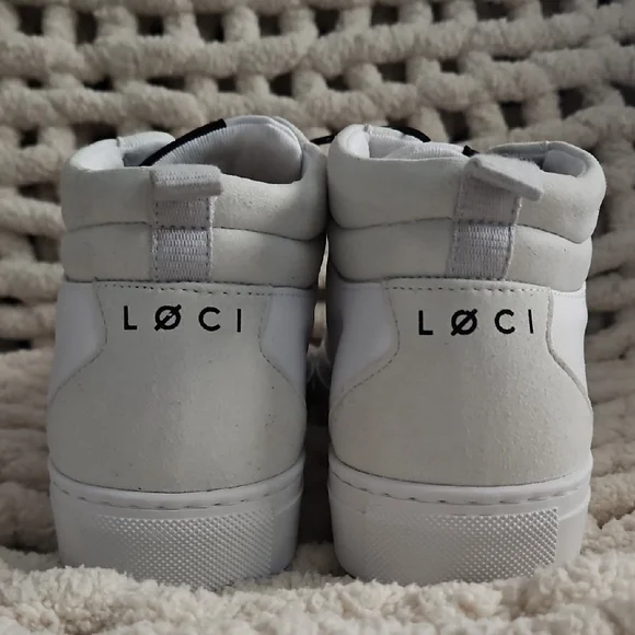 Loci Ten Vegan Logo High-Top Sneakers - Picture 7 of 16